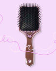 Chrome Paddle Hair Brush